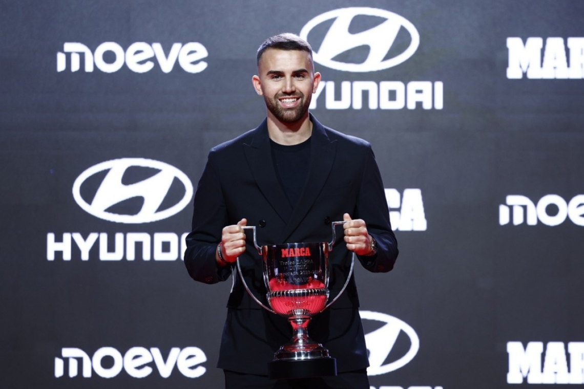 Borja Mayoral in Álvaro Morata prejela Trofejo Zarra za najboljša španska strelca